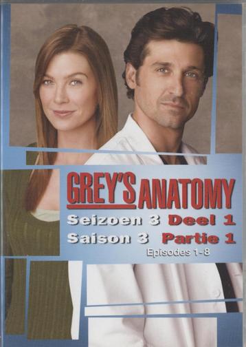 33) Grey's Anatomy, seizoen 3, deel 1, disc 1 + 2 beschikbaar voor biedingen