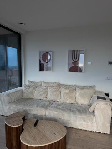 Zitmaxx Ralph bank + poef, 3-zits beschikbaar voor biedingen