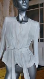 Witte blouse H&M Conscious maat 38 S katoen, H&M, Ophalen of Verzenden, Maat 38/40 (M), Wit