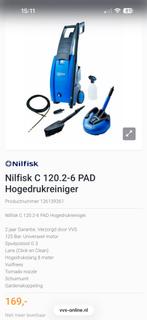 Hogedrukreiniger Nilfisk C120.2, Ophalen, Gebruikt, Met autostop en -start, Elektrisch