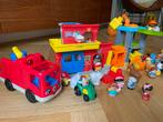 Little people set brandweer bouw bouwplaats, Kinderen en Baby's, Speelgoed | Fisher-Price, Met geluid, Ophalen of Verzenden, Auto of Voertuig