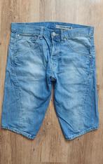 Vintage Levis Engineered Twisted capri denim shorts, Blauw, Overige jeansmaten, Ophalen of Verzenden, Gedragen