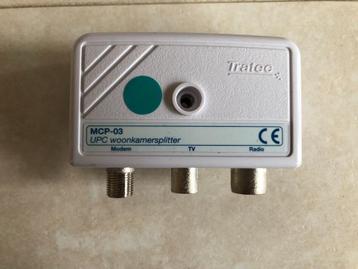 Tratec MCP-03 woonkamersplitter modem / tv / radio beschikbaar voor biedingen