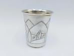 Zilveren kiddush cup, M. Jarra, Krakau, ca 1890, Verzenden, Zilver