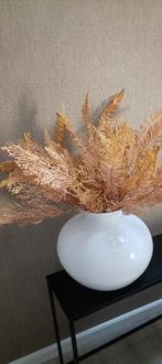 Vaas incl volle bos kunsttakken in het bruin-geel, Huis en Inrichting, Ophalen