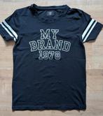 My Brand Tshirt mt 14 164 zwart wit ZGAN, Kinderen en Baby's, Ophalen of Verzenden, Shirt of Longsleeve, Jongen, My Brand