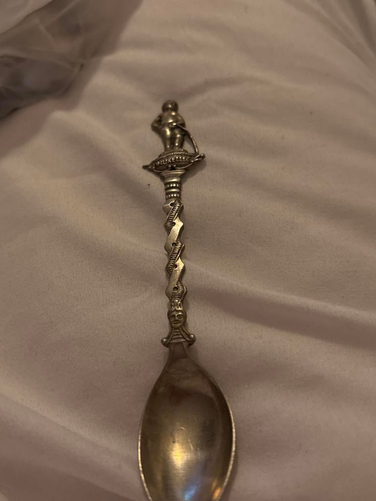 Vintage Manneken Pis Souvenir Lepel Brussel, Antiek en Kunst, Ophalen of Verzenden