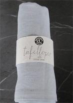 Tafelloper (Hoffz style) - 100% linnen, Huis en Inrichting, Ophalen of Verzenden, Nieuw, Grijs, Tafelkleed of Tafelzeil