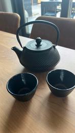 Bredemeijer theepot met 2 kopjes, Huis en Inrichting, Keuken | Servies, Ophalen, Overige materialen, Gebruikt, Overige typen