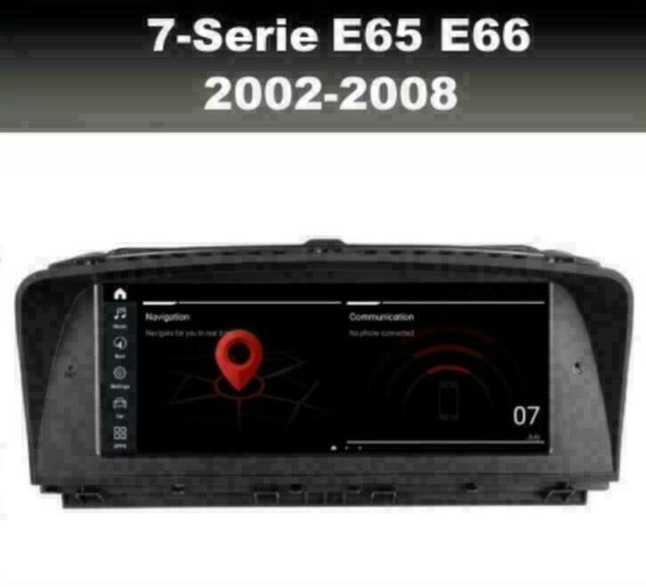 BMW 7 Serie E65 navigatie android 9 wifi dab+ carkit usb, Auto diversen, Autoradio's, Nieuw, Ophalen of Verzenden