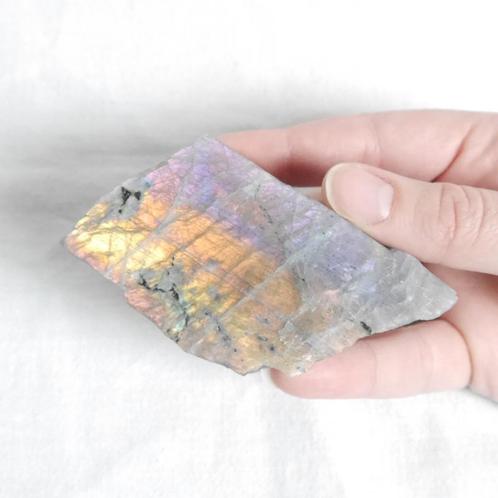 Ruwe labradoriet, Verzamelen, Mineralen en Fossielen, Mineraal, Ophalen of Verzenden