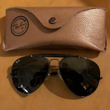 Vintage Ray-Ban Black Outdoorsman Aviator 62mm zonnebril OB1 beschikbaar voor biedingen