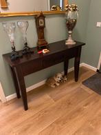 Houten Sidetable / Hal Tafel, Ophalen, Gebruikt, 100 tot 150 cm, Overige houtsoorten