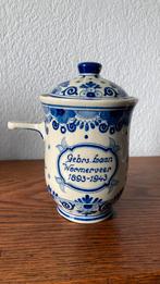 Antiek potje delfts blauw gebr. Laan Wormerveer, Antiek en Kunst, Antiek | Keramiek en Aardewerk, Ophalen of Verzenden