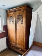Antieke Houten Kast met Houtsnijwerk, Ophalen