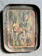 Antiek dienblad met Oosterse voorstelling, Ophalen of Verzenden