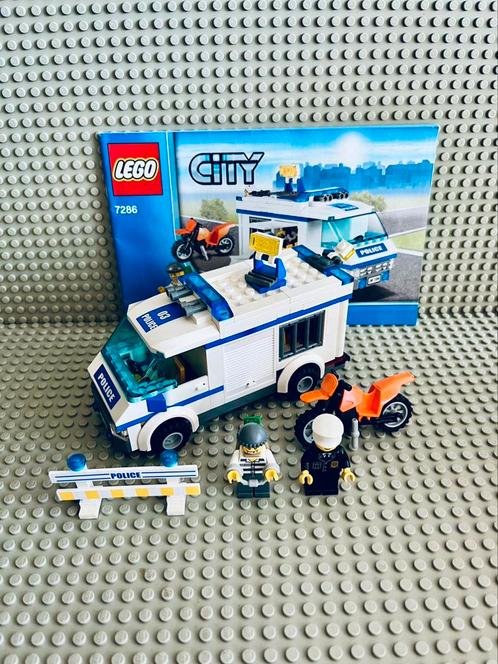 LEGO City 7286 Prisoner Transport, Kinderen en Baby's, Speelgoed | Duplo en Lego, Gebruikt, Lego, Complete set, Ophalen of Verzenden