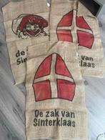 3x jute zak voor Sinterklaas, Gebruikt, Ophalen of Verzenden