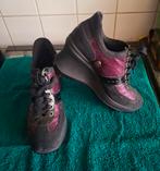 Lederen Rucoline schoenen met sleehak, nieuw, Zwart, Nieuw, Ophalen of Verzenden, Sneakers of Gympen