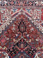 VINTAGE GROOTE Perzische Tapijt Heriz 340x252 cm, Overige kleuren, Wol, 200 cm of meer, Ophalen of Verzenden