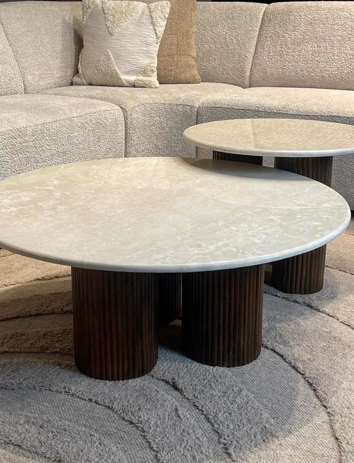 ⚠️️OP=OP️⚠️Scandinavische Salontafel Navi mamer/mangohout, Huis en Inrichting, Tafels | Salontafels, Nieuw, Minder dan 50 cm, 50 tot 100 cm