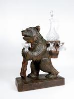 Black Forest Sculptuur Beer met Likeurset, Ophalen of Verzenden