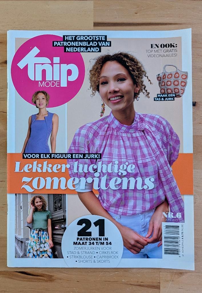Knip mode nr 6 juni 2023 Ibiza zomerjurken, tops, Hobby en Vrije tijd, Kledingpatronen, Zo goed als nieuw, Vrouw, Knipmode, Ophalen of Verzenden