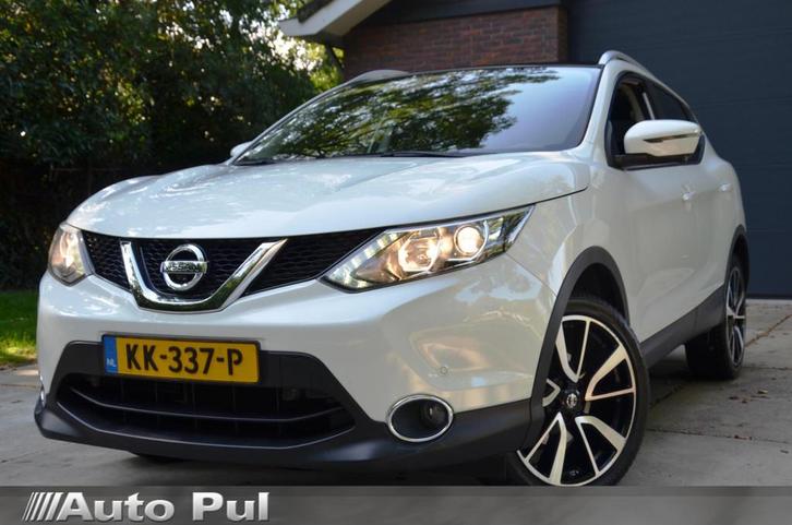 Nissan Qashqai 1.2 N-Connecta Navi/Pdc/Ecc/Panoramadak/360 g, Auto's, Nissan, Bedrijf, Te koop, Qashqai, 360° camera, ABS, Achteruitrijcamera