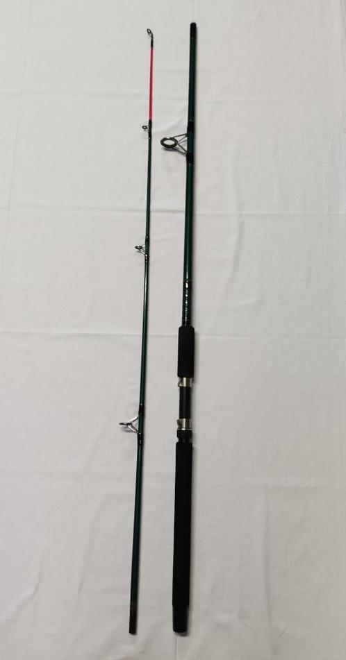 Vintage hengel albatros caster carbon 2,40 meter 15-30 gram, Watersport en Boten, Hengelsport | Roofvissen, Gebruikt, Werphengel
