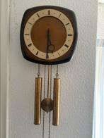 Vintage Wandklok met Romeinse cijfers - Van Grinsven Oss, Ophalen of Verzenden