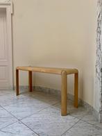 Vintage ‘pencil reed’ wandconsole / sidetable, Ophalen, Gebruikt, 100 tot 150 cm, Overige houtsoorten
