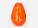 vaas oranje glas, Verzenden, Oranje, Minder dan 50 cm, Glas