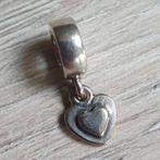 BEDEL ZILVEREN HANGER MET HARTJE, Overige merken, Ophalen of Verzenden, Zo goed als nieuw, 1 bedel
