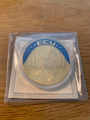 ECU Munt met Certificaat beschikbaar voor biedingen