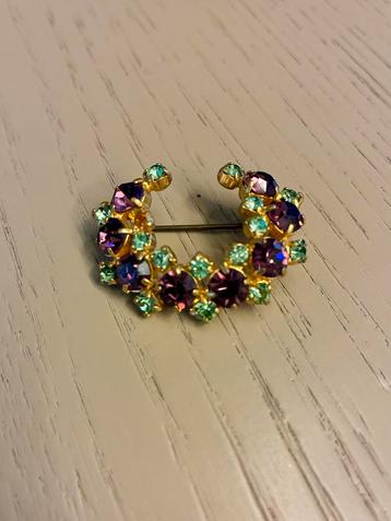 Vintage broches – sieraden lot – 9 stuks compleet beschikbaar voor biedingen