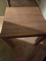 Kleine houten tafel 80 x 80. 75cm hoog. Geolied eiken., Huis en Inrichting, Tafels | Eettafels, Ophalen, Rechthoekig, 50 tot 100 cm