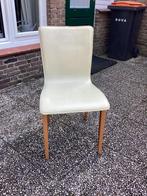 Eetkamerstoelen, Huis en Inrichting, Stoelen, Ophalen, Kunststof, Gebruikt, Wit