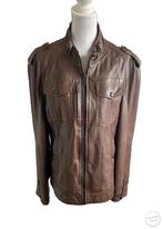 Mooi leren jashe van EDC L, Contact@esprit-zn.nl, Bruin, Maat 42/44 (L), Esprit Europe Holdings B.V.