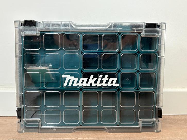 Makita 191X80-2 Mbox systainer organizer met 13 inzetbakjes, Doe-het-zelf en Verbouw, Gereedschapskisten, Nieuw, Ophalen of Verzenden