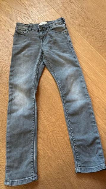 Stoere zgan grijs skinny spijkerbroek Scotch & Soda mt 128/8 beschikbaar voor biedingen