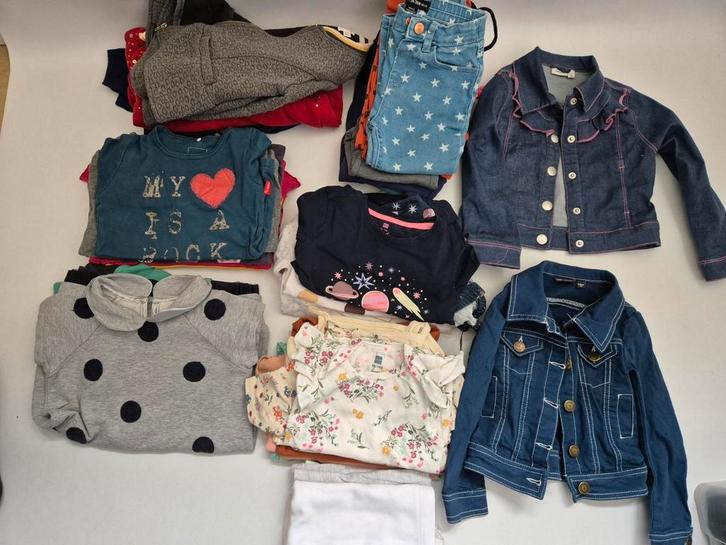Pakket meisjeskleding herfst winter, Kinderen en Baby's, Kinderkleding | Kinder-kledingpakketten, Zo goed als nieuw, Maat 98, Ophalen of Verzenden