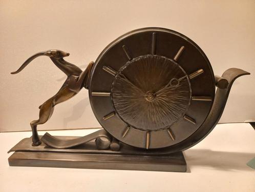 Schoorsteenklokje Art deco Johannes Bosma, Antiek en Kunst, Antiek | Tv's en Audio, Ophalen of Verzenden