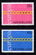 CEPT Europa Nederland 1971 MiNr. 963- 964 pf NVPH 990- 991, Postzegels en Munten, Postzegels | Nederland, Na 1940, Verzenden, Postfris