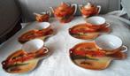 Oud Japans (Kinder)Servies. Eierschaal porselein. 13-delig, Ophalen of Verzenden, Zo goed als nieuw