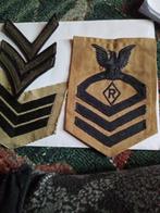 4 militaire emblemen, Verzamelen, Militaria | Algemeen, Embleem of Badge, Nederland, Ophalen of Verzenden, Landmacht