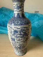 Chinese porseleinen vaas – blauw/wit – 30 cm hoog, Ophalen of Verzenden