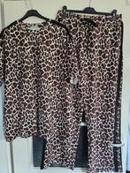 Nieuw pak panter zwarte bies 44 46 48, Kleding | Dames, Huispakken, Ophalen of Verzenden, Nieuw, Maat 46/48 (XL) of groter, Zwart