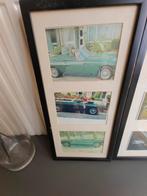Foto Lijstjes met Auto's, Minder dan 50 cm, Gebruikt, Ophalen of Verzenden, Foto of Poster