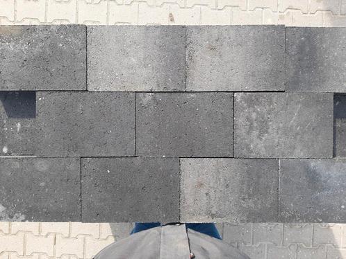 Vlaksteen 20x30 grijs zwart A Keus strak zonder velling, Tuin en Terras, Tegels en Klinkers, Nieuw, Terrastegels, Beton, 10 m² of meer