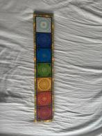 Chakra Schilderijtje - 7 Chakra's - 8x43cm, Ophalen